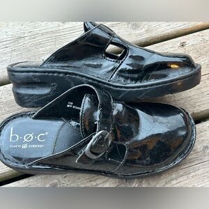 BØC Born Concept womens size 38 (7) black mules
